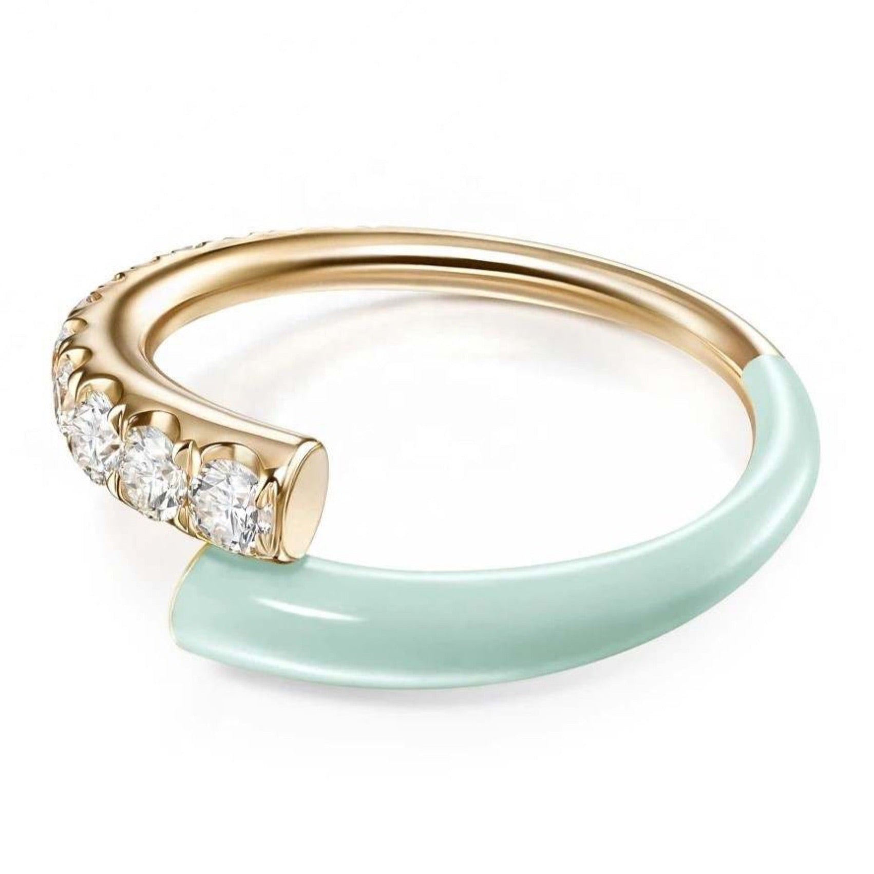 Turquoise Enamel Ring